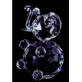 Optic Crystal Large Elephant Figurine